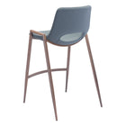 Zuo Desi Counter Stool - Azure Grey/Walnut - Set of 2-7