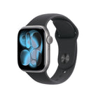 Apple - Watch Series 11 - 42 mm - GPS - Boîtier en aluminium Gris Cosmique avec Bracelet sport Noir, P / M-Le score de sommeil vous aide à suivre et à comprendre la qualité de vos nuits afin d’en optimiser l’effet réparateur