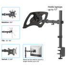 ShoppingAll Fully Adjustable Laptop Mount - Black-360 degrees rotation for vertical and horizontal orientation