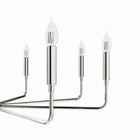 Modway Rekindle 8-Light Chandelier - Polished Nickel-Professional Installation Required