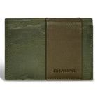 Champs - Porte-cartes en Cuir Camouflage - Vert-Étui à cartes en cuir dans une boîte cadeau