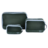 General Supply Goods + Co Travel Packing Cubes - 3 Pack-Set includes Extra Small (11 x 19 x 6 cm), Small (18 x 25.5 x 8 cm), and Medium (25.5 x 36 x 8 cm)