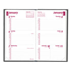 Brownline - 2026 Agenda hebdomadaire de poche Traditional - 4-3/4 po x 3 po - Couleurs assorties - Anglais-Coins détachables