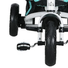 Qaba - Tricycle 6 en 1 pour tout-petits de 1 à 5 ans avec poignée parentale - vert-Poignée de poussée amovible permettant aux parents de contrôler facilement la direction 
