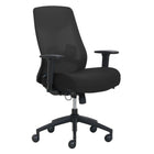 Serta Destin Mesh Task Chair - Black-Height adjustable arms with PU arm pads