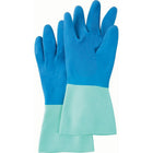 Mapa Professional Protector Gloves, Size X-Large/9/9.5, 13" L, Nitrile, Flock-Lined Inner Lining, 28 mil - 36 Pack-Cuff Style Straight