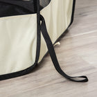 PawHut Octagon Fabric Foldable Pet Playpen - M-Material: 600D Oxford Fabric