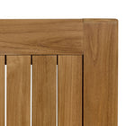 Modway Vienna 34" Square Outdoor Patio Teak Wood Dining Table - Natural-8