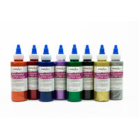 Handy Art Washable Glitter Glue - 4 oz - Set of 8-Bonds to most porous and non-porous materials, apply glue to clean and dry surface