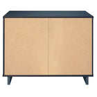 Manhattan Comfort - Granville commode moderne haute étroite et standard - bleu minuit - ensemble de 2-Garantie limitée du fabricant de 30 jours