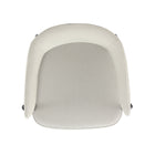 Manhattan Comfort - Chaise de salle à manger moderne Belle 22,4 po en similicuir texturé, rembourrée - Avoine-22 po L x 21 po l x 29,9 po H