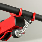 Soozier Lat Pull Down Machine Cable Station-Padded seat adjustable to four different heights