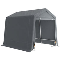Outsunny 7.9' x 6.6' Garden Storage Tent-Spacious design, suitable for cars, bikes, and other items to keep them dry
