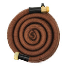 Big Boss XHose Copper 50' Pocket Thumb Spray Nozzle Expandable Hose - Black-2-in-1 design features a tough expandable inner hose covered with thicker, heavy-duty outer webbing for reliable, long-lasting use