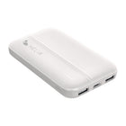 Helix 5,000 mAh Power Bank - White-LED Power Indicator Light