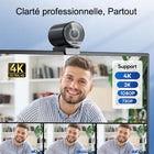 EMEET - Webcam SmartCam S800 UHD 4K avec diffusion en direct-Excellentes performances en basse lumière