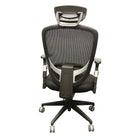TygerClaw Air Grid High Back Office Chair with Headrest, 25.6" x 12.6" x 28", Black-Move smoothly and quietly with 360-degree swivel and soft-rolling wheels that won’t scratch your floors or disturb others