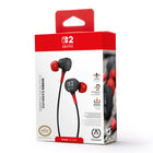 PowerA Wired Earbuds for Nintendo Switch 2 - Black-Cable Organizer: Adjustable slider to keep the wire tangle free when using the earbuds or storing them