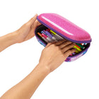 Zipit Glitter Storage Box with Inner Pocket - Pink-7