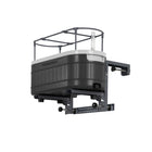 Permasteel Self-Watering Planter Box with Mounting Brackets - Black-8
