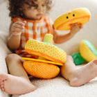 Melissa & Doug Jouet multisensoriel pour bébé à empiler en forme d'ananas-8