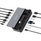 Verbatim - Station d'accueil USB-C Pro 15 en 1 — boîtier SSD-Ports USB-A 3.2 Gen2 et USB-C 3.2 Gen 2 pour une transmission rapide et efficace des données, parfaits pour les tâches urgentes
