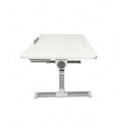 Nicer Interior Foldable Height Adjusting Laptop Stand - Desk Tray - White-Smooth, easy-to-clean tabletop with raised edges to prevent slipping