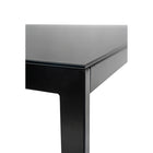 Can-Bramar Glassara Writing Desk - Black-The steel powder coated frame is rugged enough to withstand the load capacity while ensuring excellent stability