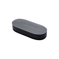 Quartet Magnetic Oval Whiteboard Eraser - Grey-COMPACT AND COMFORTABLE: With oval shape and dimensions of 4-3/4" x 2" x 1", it fits comfortably in your hand.