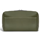 Champs - Trousse de toilette en cuir Onyx - Kaki-Fermeture éclair sur le dessus