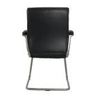 TygerClaw – Fauteuil de bureau moderne en cuir à dossier élevé, 21,7 x 16,5 x 24,4 po, noir-Plus solide que votre charge de travail avec une construction robuste conçue pour durer des années
