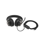 Kensington H2000 USB-C Wired Headset-Pro Noise Cancellation, Productivity, and Safety Features: Passive noise cancellation (PNC) technology allows you to stay focused by blocking out surrounding noise. Convenient flip-to-mute boom microphone supports quick muting needs. Built-in hearing protection shields your ears from sounds above 100dBA