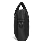 Champs - Onyx Collection Porte-documents Slim en cuir - Noir-Sangle pour trolley