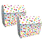 Teacher Created Resources Confetti Chest - 2 Pack-Great for pirate-themed parties, as a gift or storage box, or for a rewards chest in your classroom