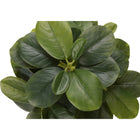 Monarch Specialties - Plante Artificielle - 14 po H - Ficus - Mis En Pot - Ensemble De 2 - Feuilles Vertes - Pots Gris-7