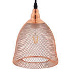 Modway Glimmer Bell-Shaped Pendant Light - Rose Gold-Requires One E26 60W Bulb (not included)