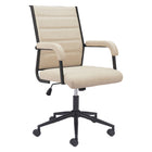 Zuo Auction Office Chair - Beige-Recline function