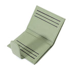 Champs Iconic Snap Cardholder - Green-Back zip pocket