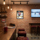 Frameworth Wayne Gretzky Classic Series 1998 Olympics - Framed Canvas - 18.5" x 22.5"-Designed and manufactured in Canada by Frameworth with over 32 years of experience