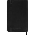 Moleskine Classic Plain Pocket Notebook - Black - Soft Cover - 3.5" x 5.5"-Expandable inner pocket in the back
