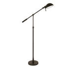 Hudson&Canal Dexter Height Adjustable/Tilting Floor Lamp with Metal Shade - Blackened Bronze/Blackened Bronze-Transitional design for your living room, office space, bedroom, or reading nook