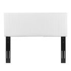 Modway Keira Faux Leather Full/Queen Headboard - White-Easy Wipe Clean Surface