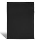 Champs Onyx Leather Vertical Slim Wallet - Black-Leather Vertical slim wallet in gift box
