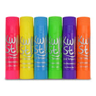 Kwik Stix Solid Tempera Paint Stick - Classic - Neon & Metallic Colours - 24 Pack-No cups, smocks or brushes needed