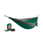 Grand Trunk Double Deluxe Hammock with Straps - Green/Charcoal-Extra strength triple-lock stitched seams