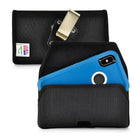 Turtleback Nylon Holster Case with Rotating Horizontal Belt Clip for iPhone 12, 12 Pro, 11, 11 Pro, 11 Pro Max-Interior Dimensions: 6.70" x 3.58" x 0 .65"