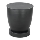 Zuo Baku Side Table - Black-Dimensions: 18.1" L x 18.1" W x 20.3" H
