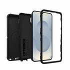 OtterBox Defender Pro Cell Phone Case with Magnets for Galaxy S26 - Black-Raised edges protect camera and screen