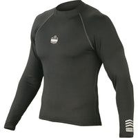Ergodyne Long Sleeve Thermal Shirts - Medium-Colour: Black