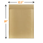 Vangoddy - #6 Enveloppes auto-scellantes rembourrées en nid d'abeille - 12,5 po l x 19 po L - Brun - Paquet de 50-Dimension Intérieure : 12 x 18 pouces